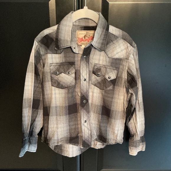 Wrangler 5-6 years Pearl snap shirt - Picture 1 of 6